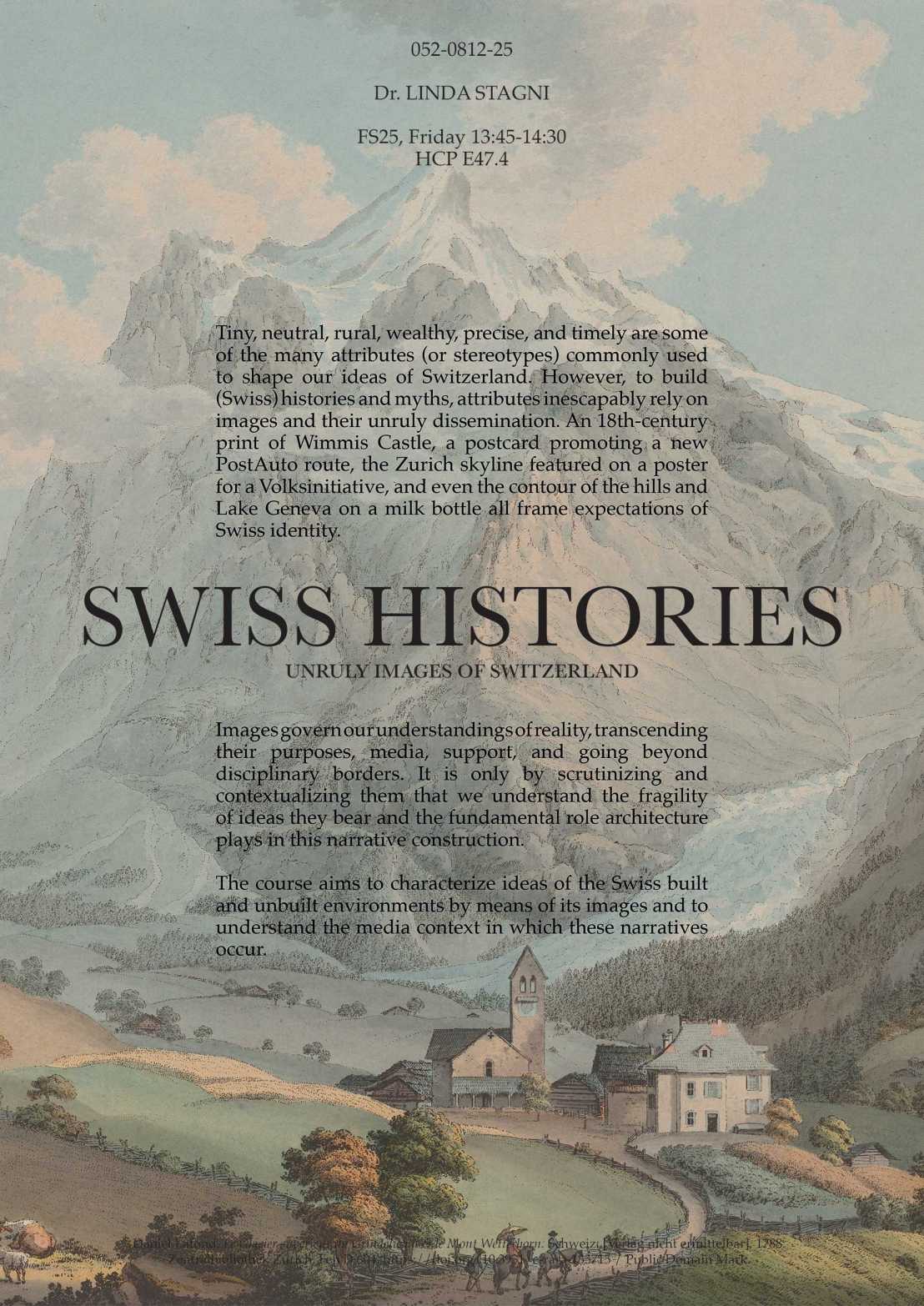 Swiss histories FS25